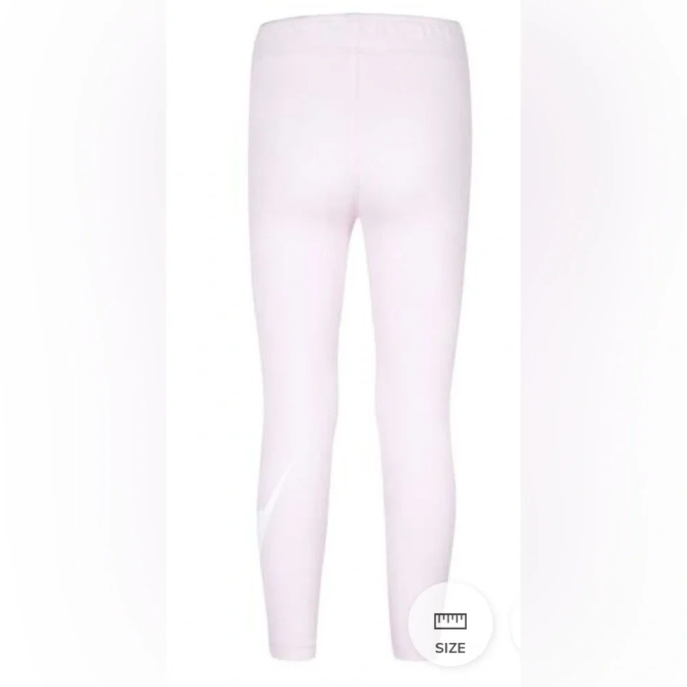 Nike Girls’ Sz‎ 5 Lt Pink Leg-A-See Logo Leggings
